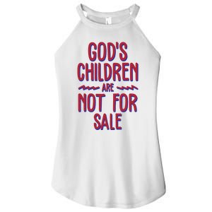 Gods Children Are Not For Sale Awareness Women's Perfect Tri Rocker Tank