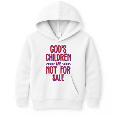 Gods Children Are Not For Sale Awareness Kids Hoodie