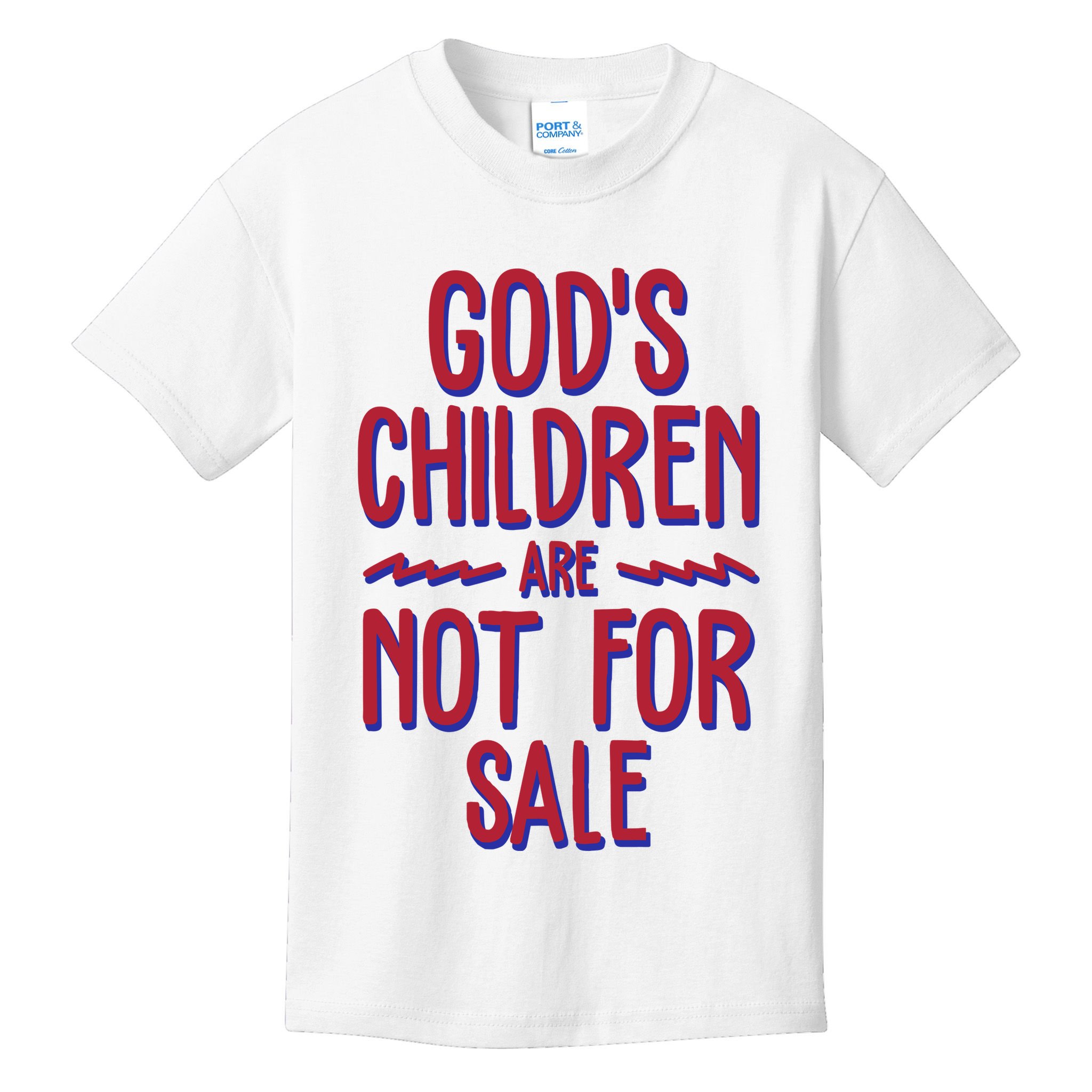 Gods Children Are Not For Sale Awareness Kids T-Shirt