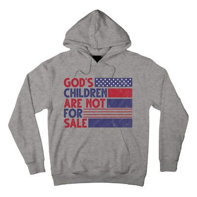 Gods Children Are Not For Sale USA Awareness Tall Hoodie