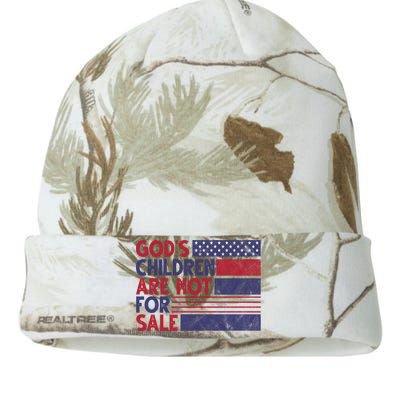 Gods Children Are Not For Sale USA Awareness Kati Licensed 12" Camo Beanie