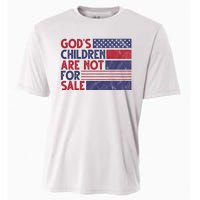 Gods Children Are Not For Sale USA Awareness Cooling Performance Crew T-Shirt