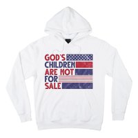 Gods Children Are Not For Sale USA Awareness Hoodie