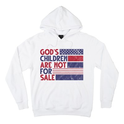 Gods Children Are Not For Sale USA Awareness Hoodie