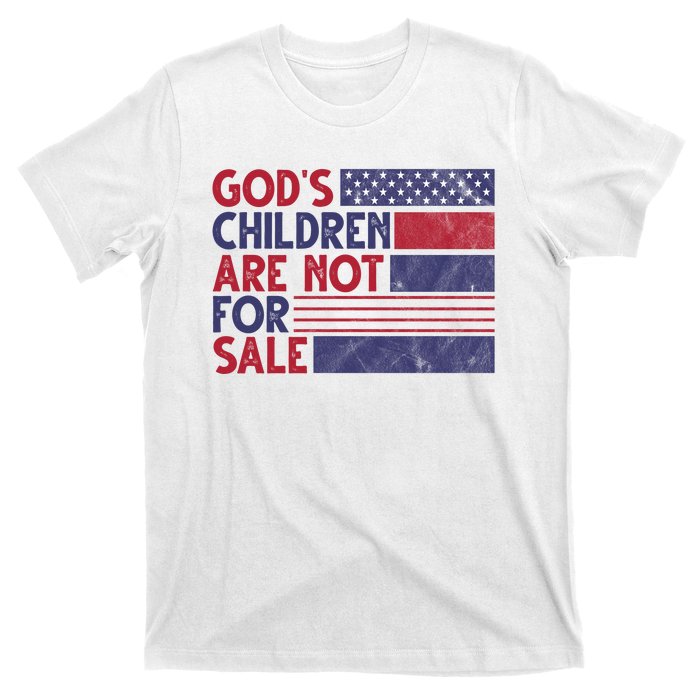 Gods Children Are Not For Sale USA Awareness T-Shirt