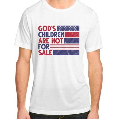 Gods Children Are Not For Sale USA Awareness Adult ChromaSoft Performance T-Shirt