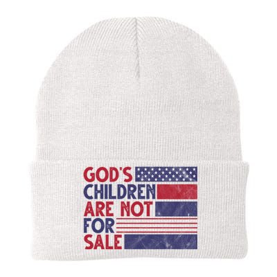 Gods Children Are Not For Sale USA Awareness Knit Cap Winter Beanie