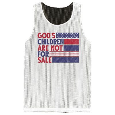 Gods Children Are Not For Sale USA Awareness Mesh Reversible Basketball Jersey Tank