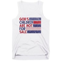 Gods Children Are Not For Sale USA Awareness Tank Top