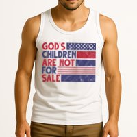 Gods Children Are Not For Sale USA Awareness Tank Top