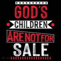 Gods Children Are Not For Sale  End Human Trafficking Save The Children 7-Panel Snapback Hat
