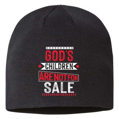Gods Children Are Not For Sale  End Human Trafficking Save The Children Sustainable Beanie