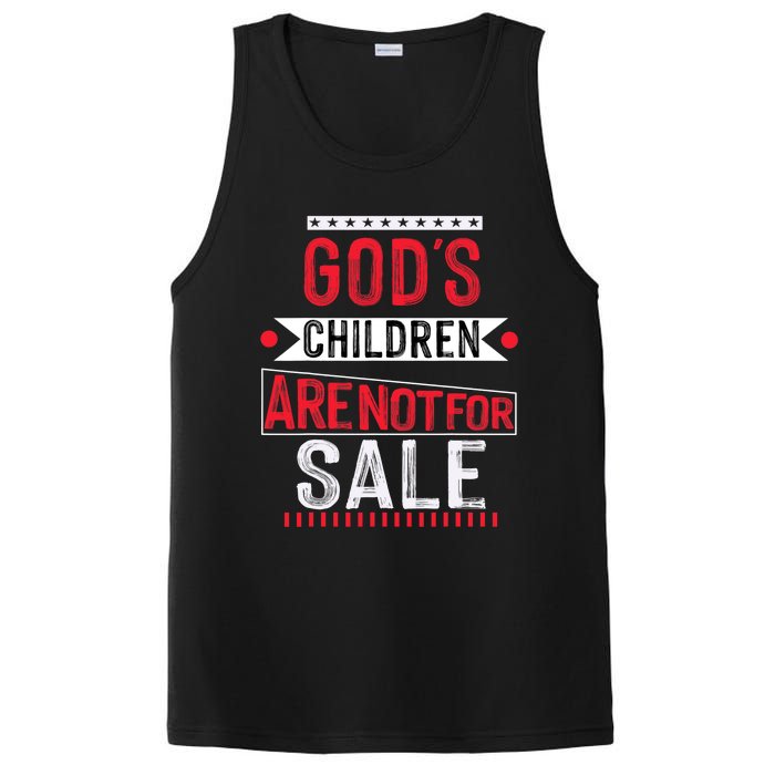 Gods Children Are Not For Sale  End Human Trafficking Save The Children PosiCharge Competitor Tank