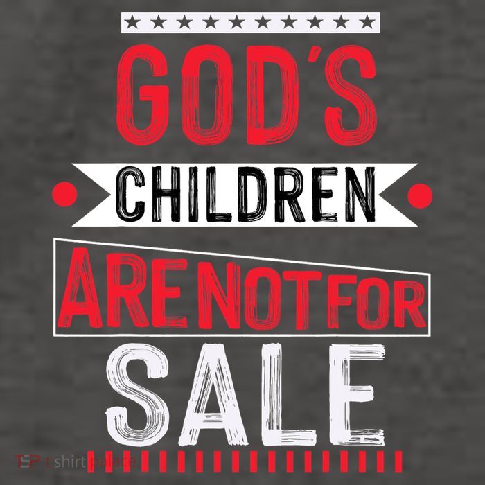 Gods Children Are Not For Sale  End Human Trafficking Save The Children Vector Backpack