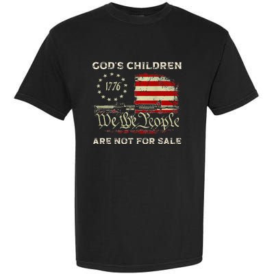 GodS Children Are Not For Sale Embracing Sound Of Freedom Garment-Dyed Heavyweight T-Shirt