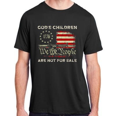 GodS Children Are Not For Sale Embracing Sound Of Freedom Adult ChromaSoft Performance T-Shirt