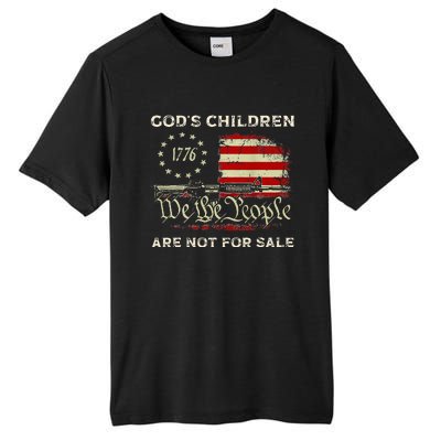 GodS Children Are Not For Sale Embracing Sound Of Freedom Tall Fusion ChromaSoft Performance T-Shirt