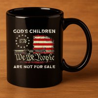 GodS Children Are Not For Sale Embracing Sound Of Freedom 11oz C Handle Ceramic Mug