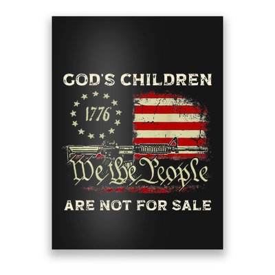 GodS Children Are Not For Sale Embracing Sound Of Freedom Poster