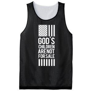 Gods Children Are Not For Sale End Human Trafficking Save The Children Mesh Reversible Basketball Jersey Tank