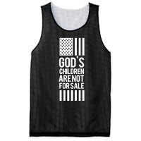 Gods Children Are Not For Sale End Human Trafficking Save The Children Mesh Reversible Basketball Jersey Tank