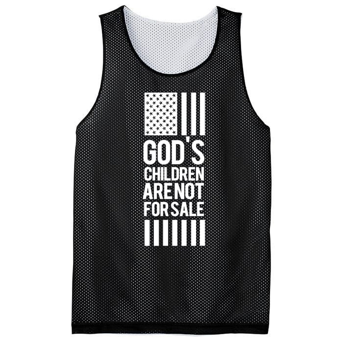 Gods Children Are Not For Sale End Human Trafficking Save The Children Mesh Reversible Basketball Jersey Tank