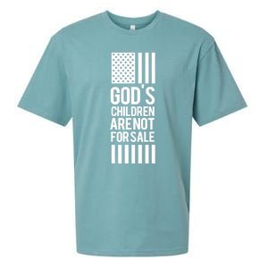 Gods Children Are Not For Sale End Human Trafficking Save The Children Sueded Cloud Jersey T-Shirt