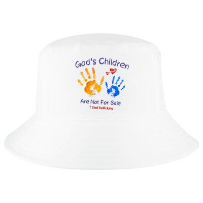 Gods Children Are Not For Sale Hand Prints Cool Comfort Performance Bucket Hat