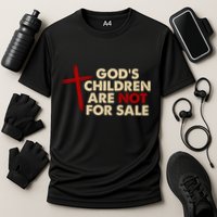 Gods Children Are Not For Sale Trafficking Awareness Cooling Performance Crew T-Shirt