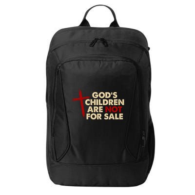 Gods Children Are Not For Sale Trafficking Awareness City Backpack