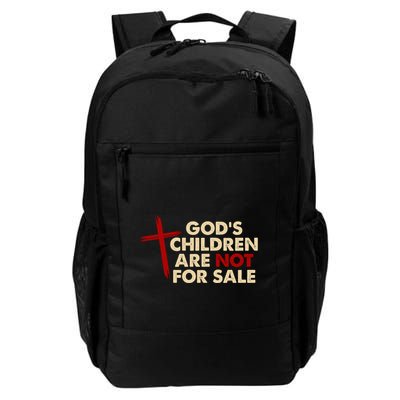 Gods Children Are Not For Sale Trafficking Awareness Daily Commute Backpack