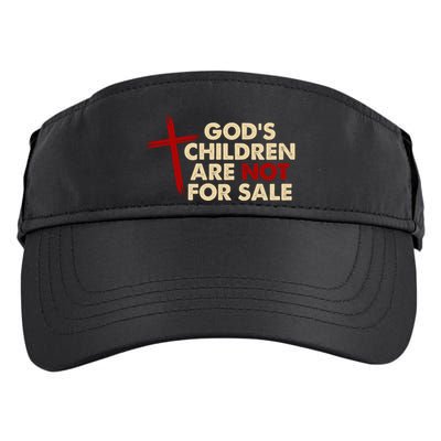 Gods Children Are Not For Sale Trafficking Awareness Adult Drive Performance Visor