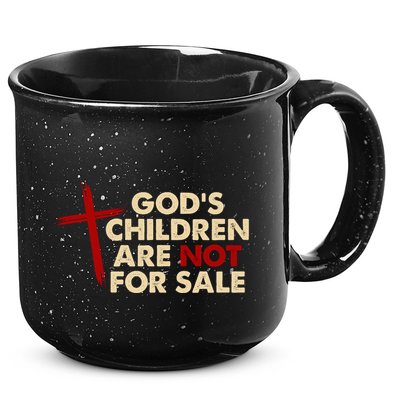 Gods Children Are Not For Sale Trafficking Awareness 15oz Campfire Ceramic Mug
