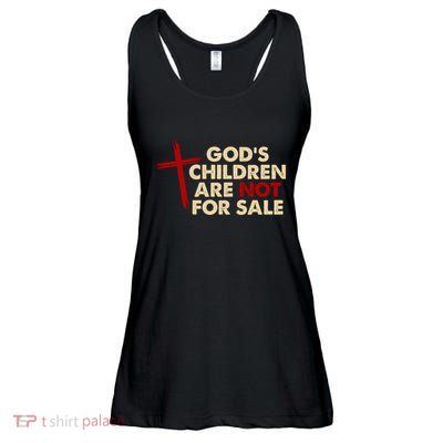 Gods Children Are Not For Sale Trafficking Awareness Ladies Essential Flowy Tank