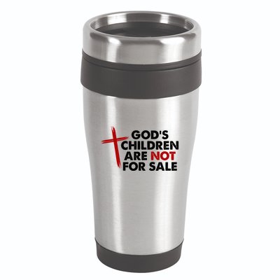 Gods Children Are Not For Sale Trafficking Awareness 16oz Travel Tumbler
