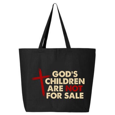 Gods Children Are Not For Sale Trafficking Awareness 25L Jumbo Tote