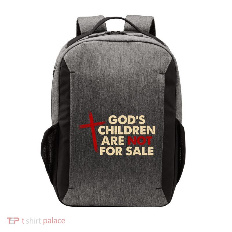 Gods Children Are Not For Sale Trafficking Awareness Vector Backpack