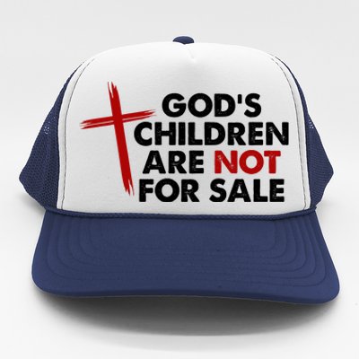 Gods Children Are Not For Sale Trafficking Awareness Trucker Hat