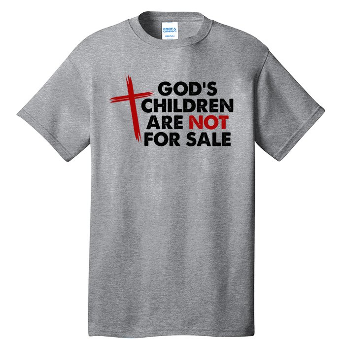 Gods Children Are Not For Sale Trafficking Awareness Tall T-Shirt