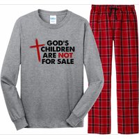 Gods Children Are Not For Sale Trafficking Awareness Long Sleeve Pajama Set