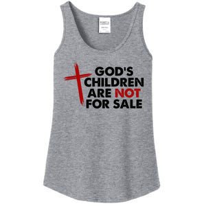 Gods Children Are Not For Sale Trafficking Awareness Ladies Essential Tank