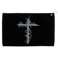 Grunge Cross Aesthetic Mall Goth Emo Gothic Grommeted Golf Towel