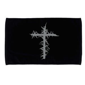 Grunge Cross Aesthetic Mall Goth Emo Gothic Microfiber Hand Towel