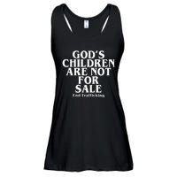 Gods Children Are Not For Sale End Trafficking Ladies Essential Flowy Tank