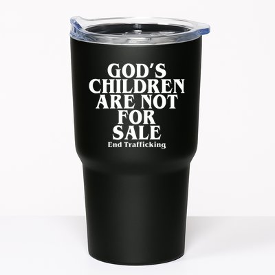 Gods Children Are Not For Sale End Trafficking Tumbler