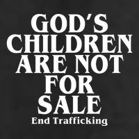 Gods Children Are Not For Sale End Trafficking 25L Jumbo Tote