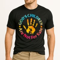 Gods Children Are Not For Sale Hand Prints Cooling Performance Crew T-Shirt