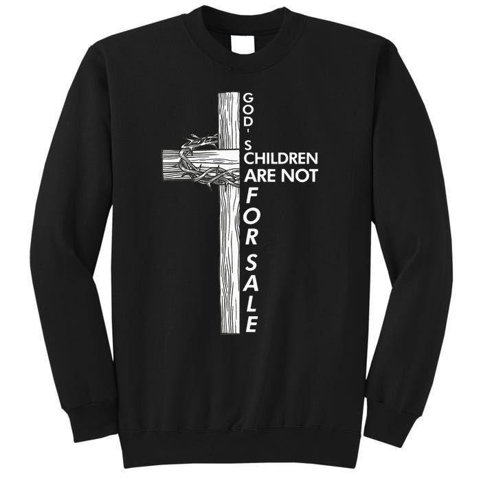 Gods Children Are Not For Sale Funny Gods Children Christ Sweatshirt