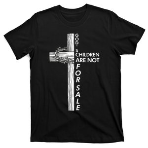 Gods Children Are Not For Sale Funny Gods Children Christ T-Shirt