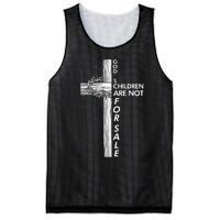 Gods Children Are Not For Sale Funny Gods Children Christ Mesh Reversible Basketball Jersey Tank